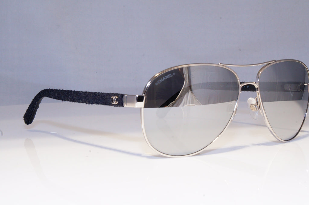 CHANEL Mens Womens Mirror Boxed Designer Sunglasses Pilot 4207 124/6G 20189