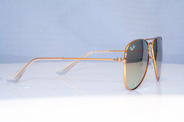 RAY-BAN Boys Girls Mirror Designer Sunglasses Gold Aviator RJ 9506 249/2Y 17933