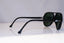 RAY-BAN Mens Vintage 1990 Designer Sunglasses Black Oval CATS BLK 19020