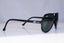 RAY-BAN Mens Vintage 1990 Designer Sunglasses Black Oval CATS BLK 19020