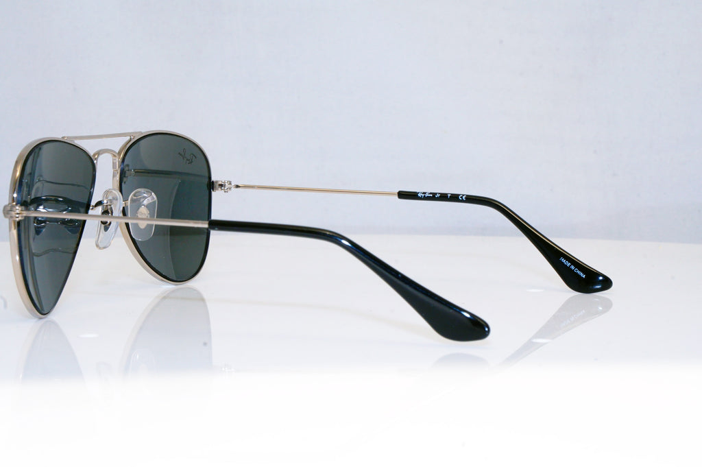 RAY-BAN Boys Girls Designer Sunglasses Silver Aviator RJ 9506 212/6G 17744