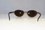 EMPORIO ARMANI Mens Womens Vintage 1990 Sunglasses Brown Oval 105-S 1138 20970