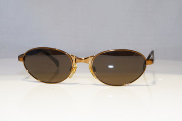 EMPORIO ARMANI Mens Womens Vintage 1990 Sunglasses Brown Oval 105-S 1138 20970