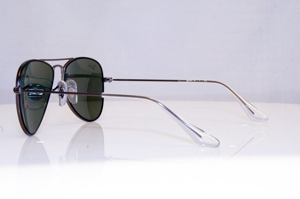 RAY-BAN Boys Girls Mirror Designer Sunglasses Silver Aviator RJ 9506 25030 17935