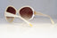 OLIVER PEOPLES Womens Designer Sunglasses White Butterfly HARLOT IS 20776
