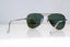RAY-BAN Boys Girls Mirror Designer Sunglasses Silver Aviator RJ 9506 25030 17935