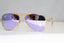 RAY-BAN Boys Girls Mirror Designer Sunglasses Violet Aviator RJ 9506 2494V 17697