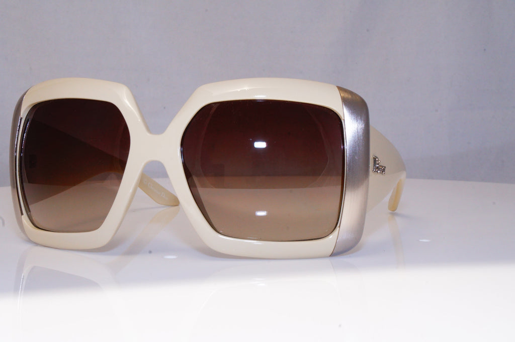 CHRISTIAN DIOR Womens Oversized Designer Sunglasses Beige DIORISSIMO 1 19033