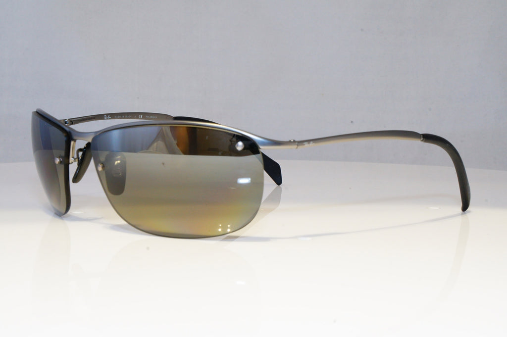 RAY-BAN Mens Polarized Mirror Sunglasses Black FLIGHT RB 3542 029/5J 20941