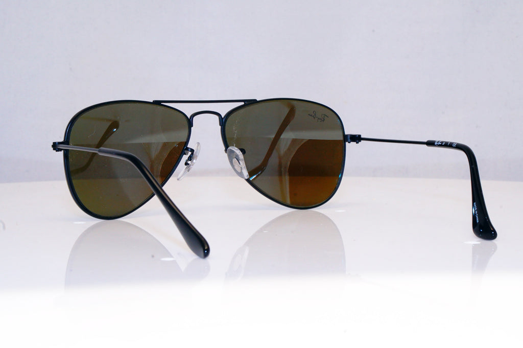 RAY-BAN Boys Girls Mirror Designer Sunglasses Blue Aviator RJ 9506 201/55 17936