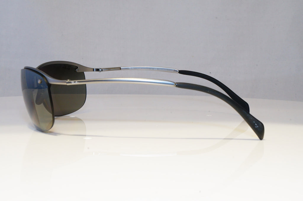 RAY-BAN Mens Polarized Mirror Sunglasses Black FLIGHT RB 3542 029/5J 20941