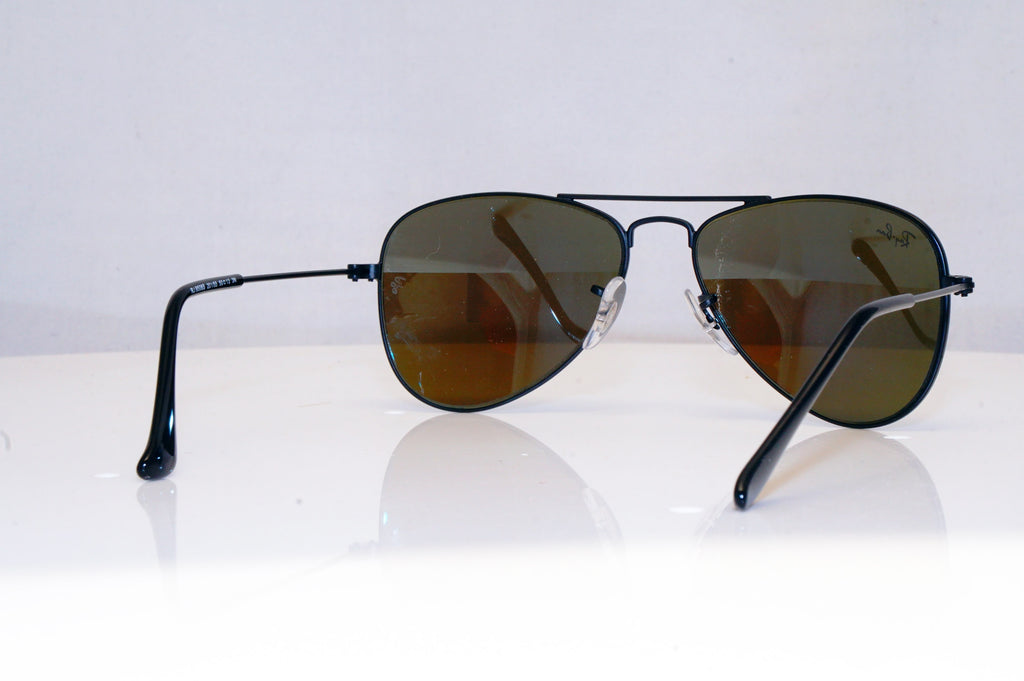 RAY-BAN Boys Girls Mirror Designer Sunglasses Blue Aviator RJ 9506 201/55 17936