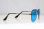 RAY-BAN Boys Girls Mirror Designer Sunglasses Blue Aviator RJ 9506 201/55 17936