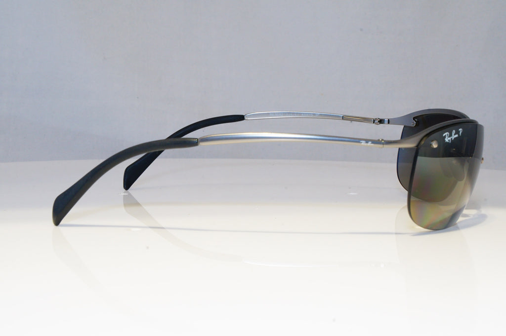 RAY-BAN Mens Polarized Mirror Sunglasses Black FLIGHT RB 3542 029/5J 20941