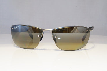 RAY-BAN Mens Polarized Mirror Sunglasses Black FLIGHT RB 3542 029/5J 20941