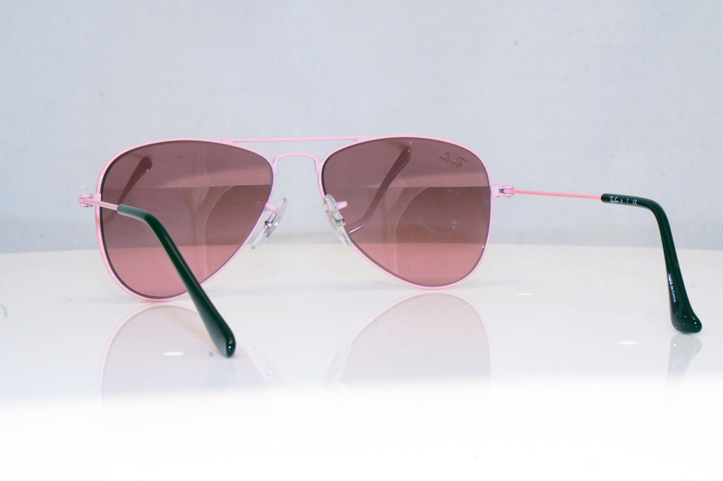 RAY-BAN Boys Girls Mirror Designer Sunglasses Pink Aviator RJ 9506 211/7E 17704