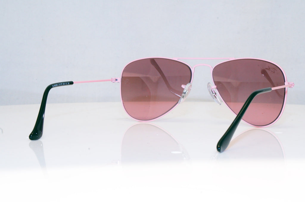 RAY-BAN Boys Girls Mirror Designer Sunglasses Pink Aviator RJ 9506 211/7E 17940