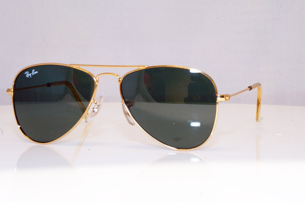 RAY-BAN Boys Girls Designer Sunglasses Gold Aviator RJ 9506 223/71 17700
