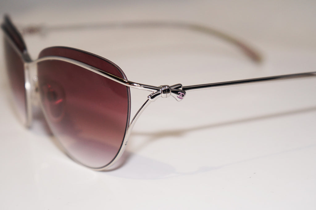 CHANEL Boxed Womens Designer Sunglasses Silver Butterfly 4181 C124/3P 16645