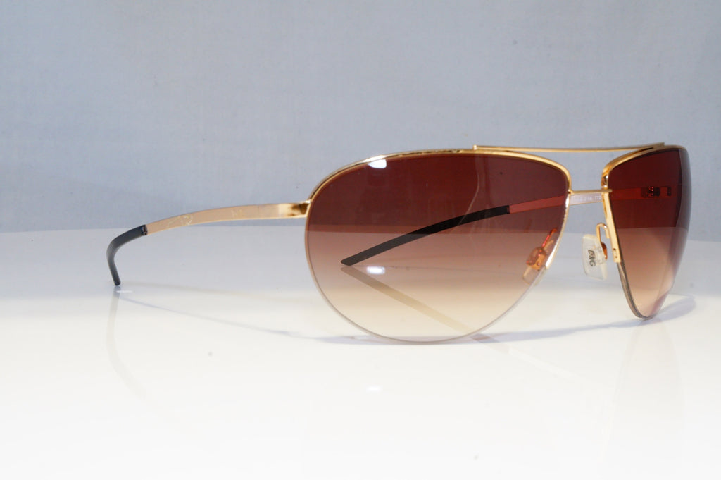 DOLCE & GABBANA Mens Womens Diamante Sunglasses Gold Wrap D&G 2166 772 20911