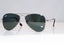 RAY-BAN Boys Girls Designer Sunglasses Silver Aviator RJ 9506 200/71 17734