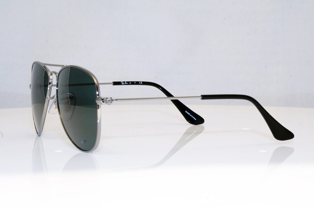 RAY-BAN Boys Girls Designer Sunglasses Silver Aviator RJ 9506 200/71 17734
