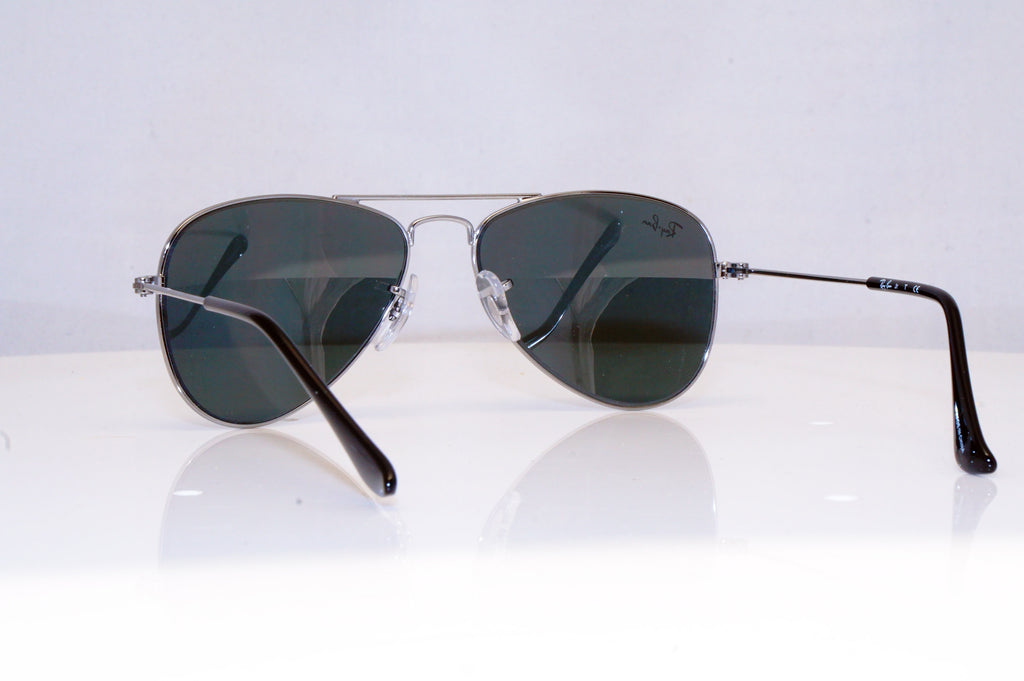 RAY-BAN Boys Girls Designer Sunglasses Silver Aviator RJ 9506 200/71 17734