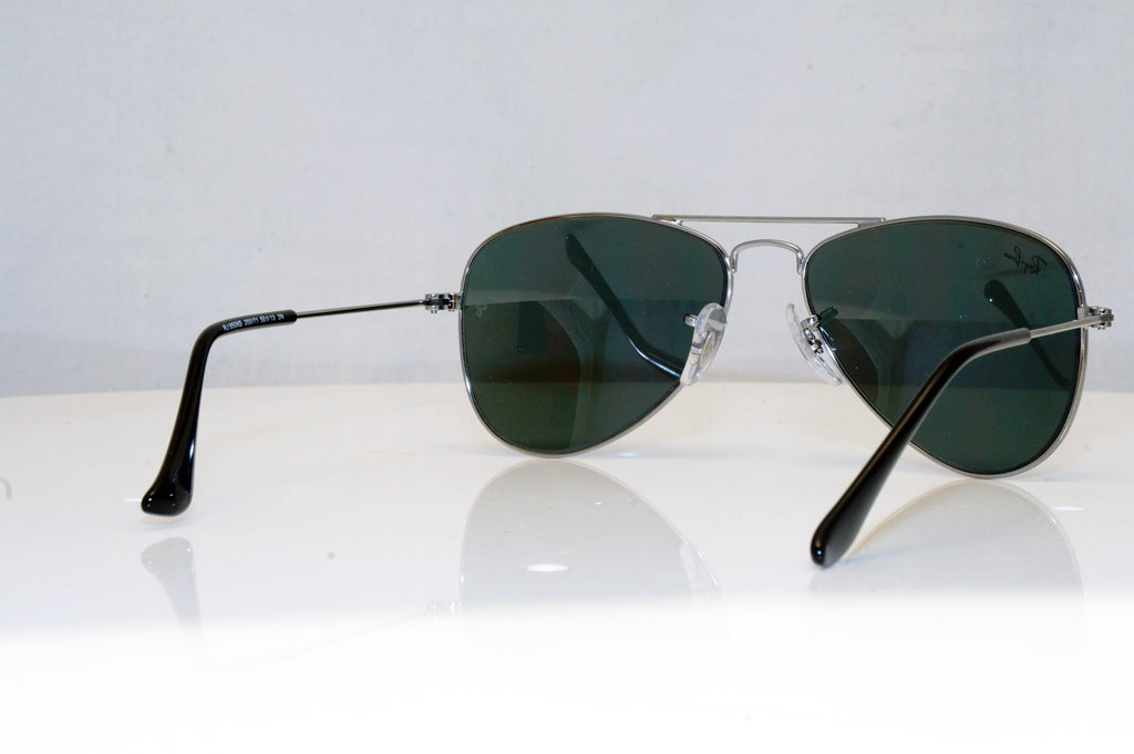 RAY-BAN Boys Girls Designer Sunglasses Silver Aviator RJ 9506 200/71 17734