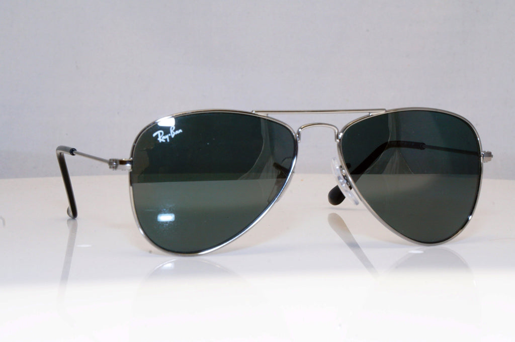 RAY-BAN Boys Girls Designer Sunglasses Silver Aviator RJ 9506 200/71 17734