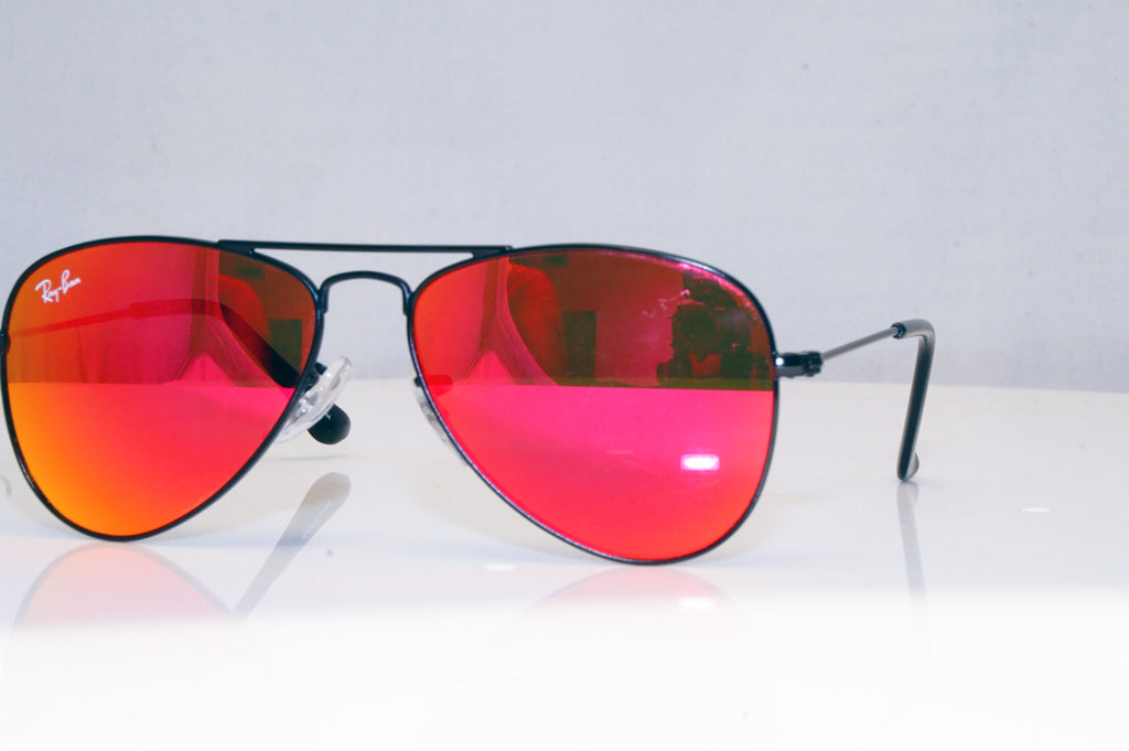 RAY-BAN Boys Girls Mirror Designer Sunglasses Orange Aviator RJ 9506 2016Q 17703