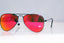 RAY-BAN Boys Girls Mirror Designer Sunglasses Orange Aviator RJ 9506 2016Q 17703