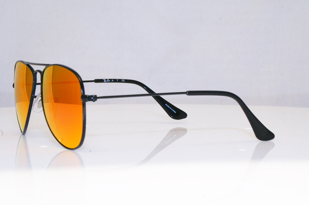 RAY-BAN Boys Girls Mirror Designer Sunglasses Orange Aviator RJ 9506 2016Q 17703