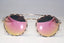 PRADA Womens Designer Mirror Sunglasses Gold Round SPR 51S UAO-1C0 15153