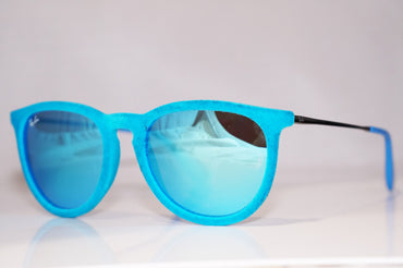 RAY-BAN Womens Designer Flash Mirror Sunglasses Blue Velvet Erika RB 4171 14758