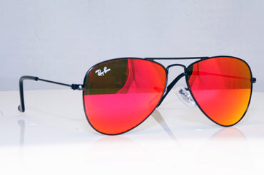RAY-BAN Boys Girls Mirror Designer Sunglasses Orange Aviator RJ 9506 2016Q 17939