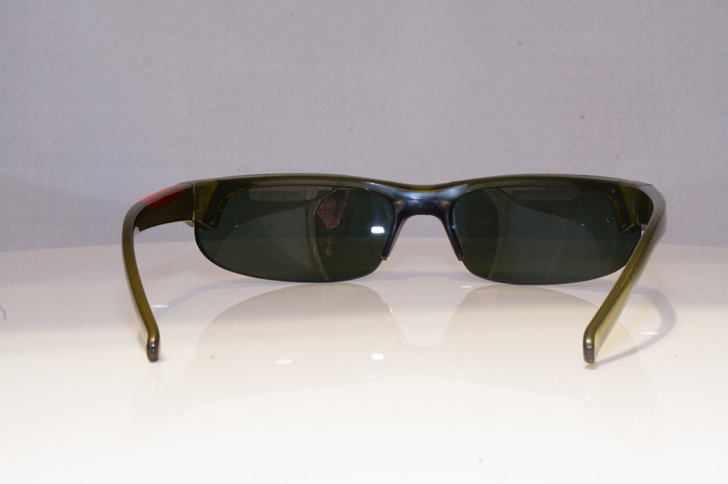 PRADA Mens Vintage 1990 Designer Sunglasses Grey Wrap SPS 04E 2AR-6T1 20182