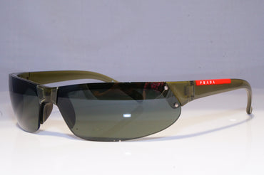PRADA Mens Vintage 1990 Designer Sunglasses Grey Wrap SPS 04E 2AR-6T1 20182