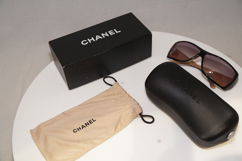 CHANEL Womens Diamante Boxed Designer Sunglasses Black Wrap 6021 913/11 20729