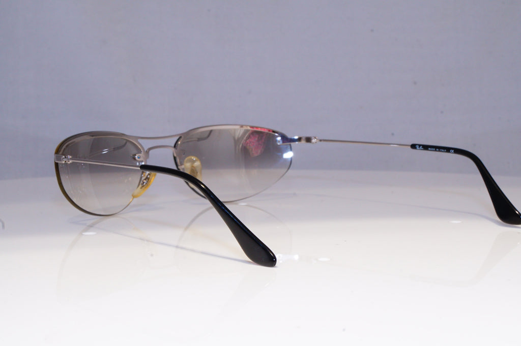 RAY-BAN Mens Vintage Designer Sunglasses Silver Rectangle RB 3155 003/6I 20173