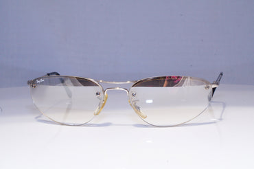 RAY-BAN Mens Vintage Designer Sunglasses Silver Rectangle RB 3155 003/6I 20173
