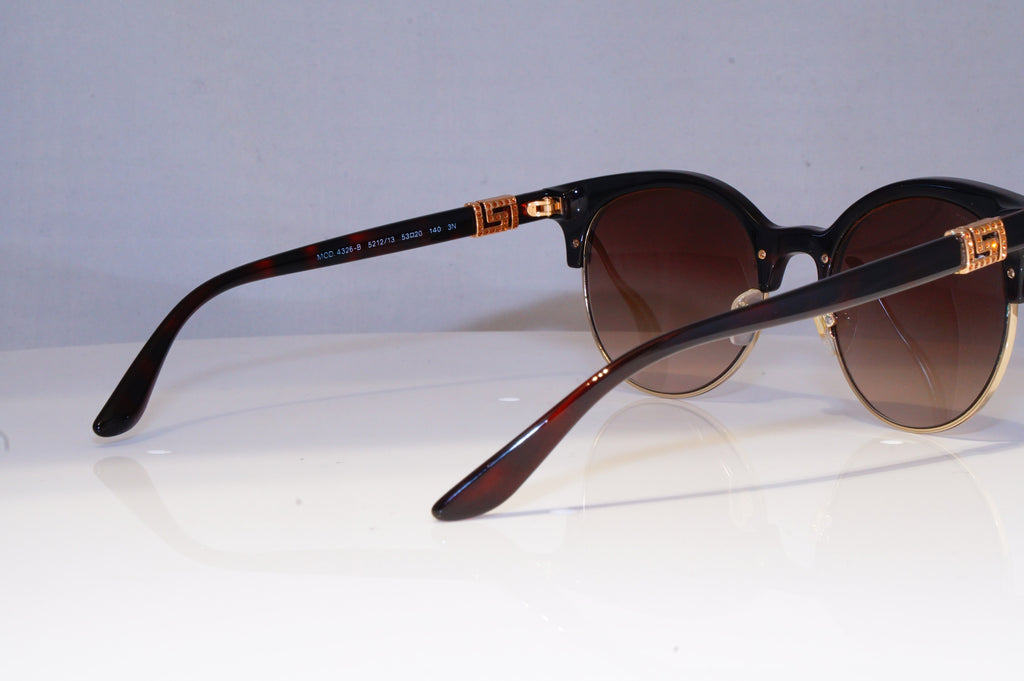 VERSACE Womens Diamante Designer Sunglasses Brown Butterfly 4326 5212/13 20174
