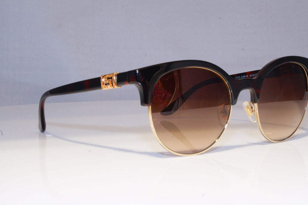 VERSACE Womens Diamante Designer Sunglasses Brown Butterfly 4326 5212/13 20174