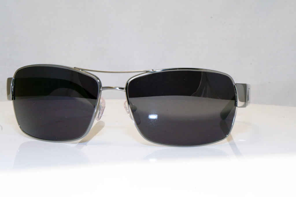 PRADA Mens Designer Sunglasses Silver Wrap SPR 660 5AV-301 17731