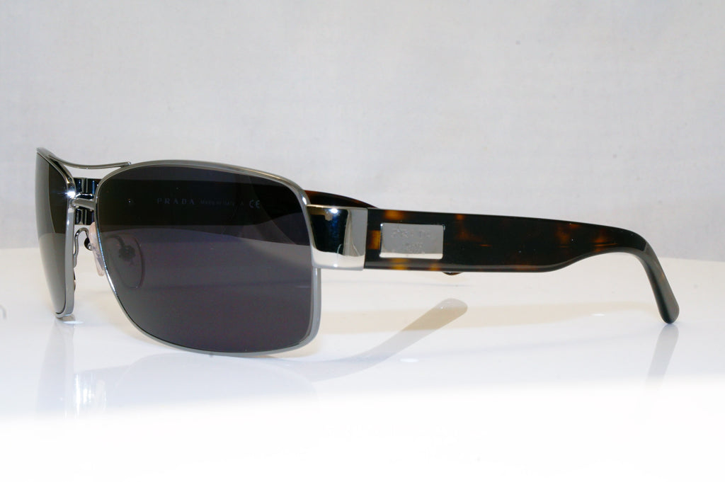 PRADA Mens Designer Sunglasses Silver Wrap SPR 660 5AV-301 17731