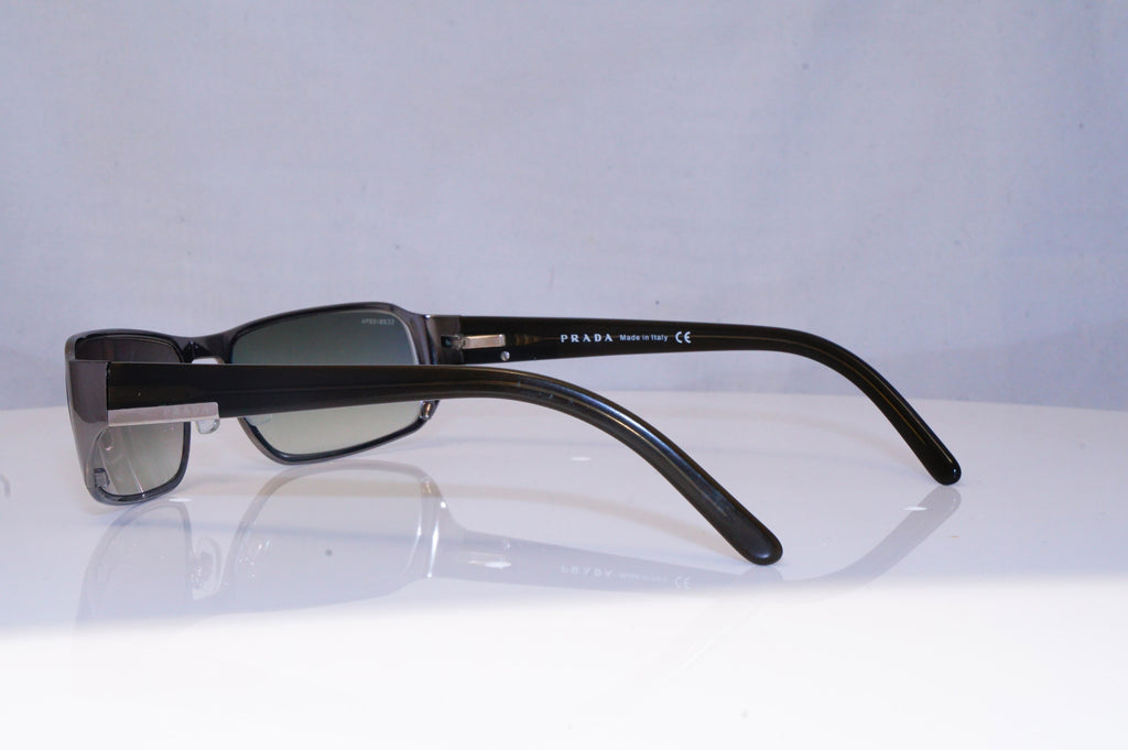 PRADA Mens Designer Sunglasses Silver Rectangle SPR 52F 5AV-4M1 19029