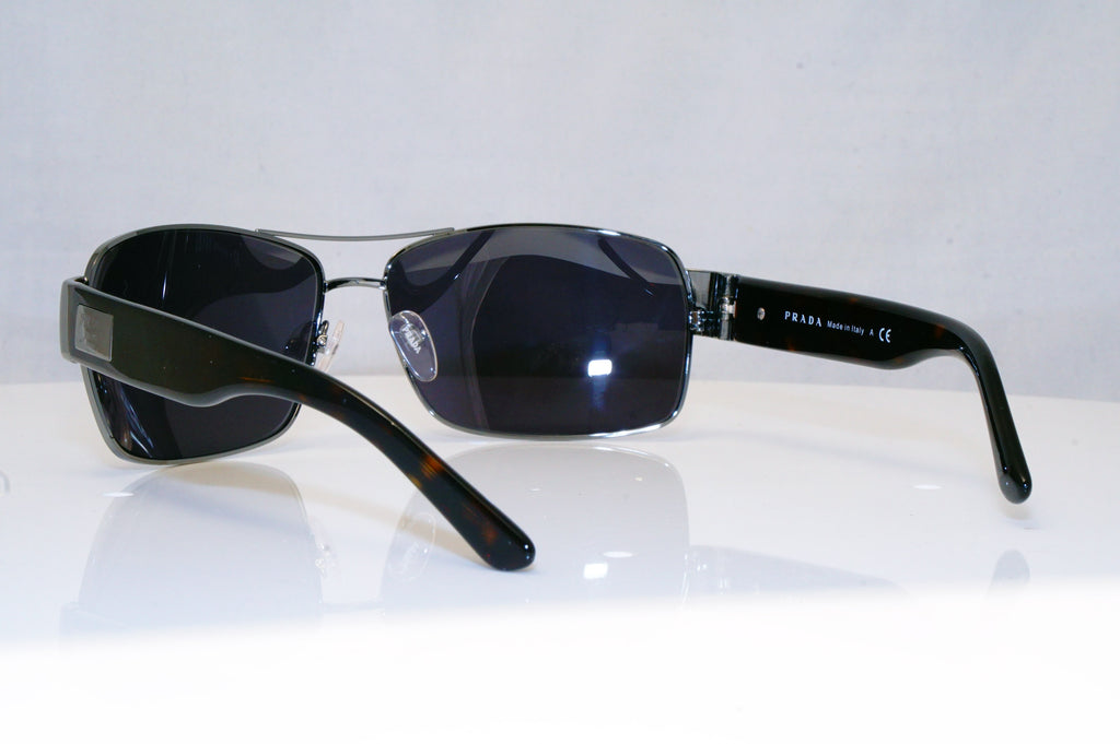 PRADA Mens Designer Sunglasses Silver Wrap SPR 660 5AV-301 17731