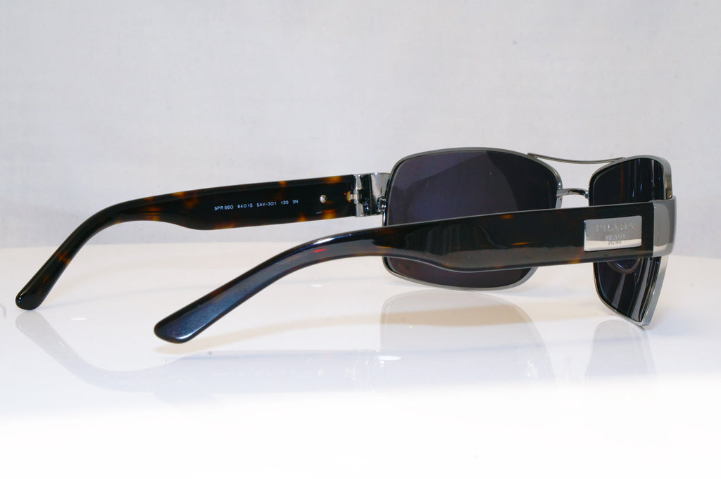PRADA Mens Designer Sunglasses Silver Wrap SPR 660 5AV-301 17731