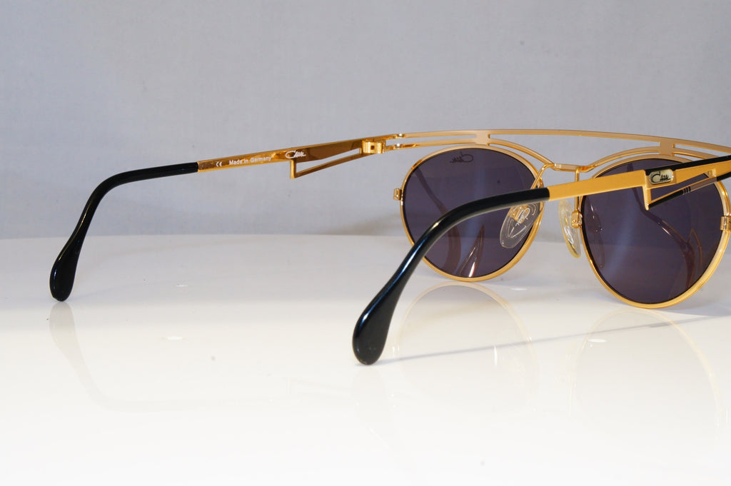 CAZAL Mens Womens Vintage 1990 Designer Sunglasses Gold NOS 970 533 21057