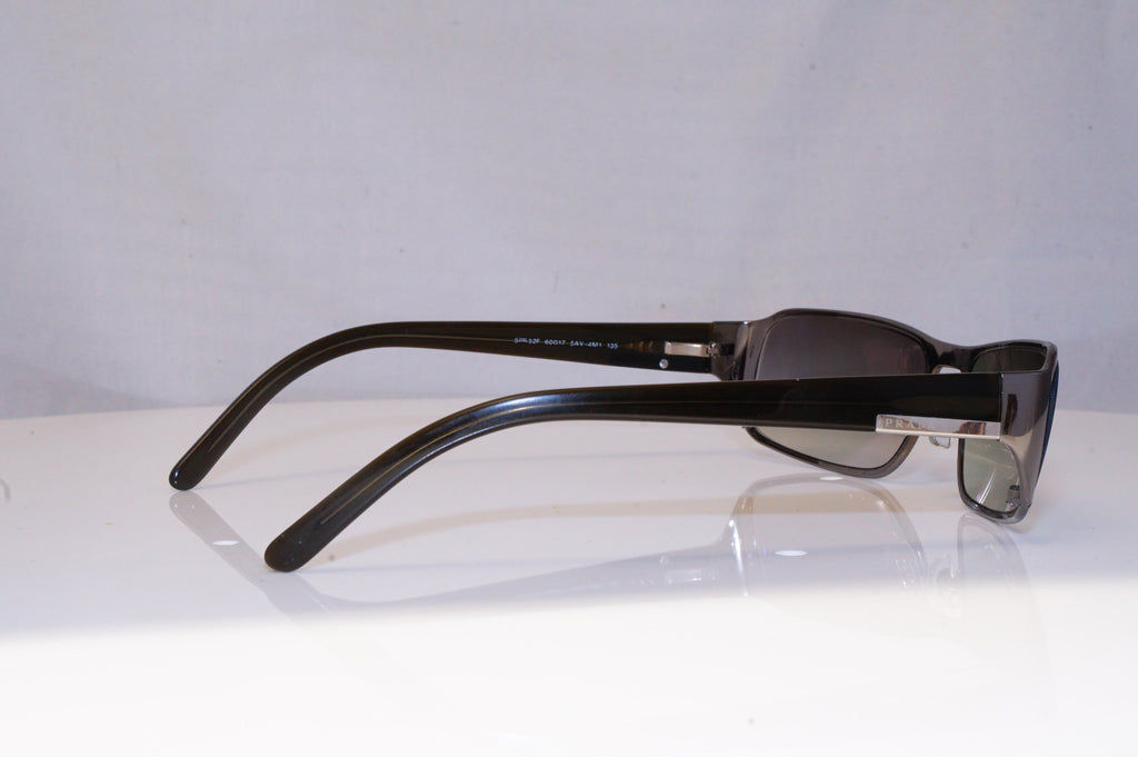PRADA Mens Designer Sunglasses Silver Rectangle SPR 52F 5AV-4M1 19029