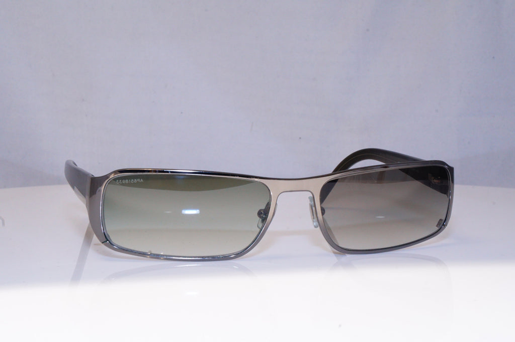 PRADA Mens Designer Sunglasses Silver Rectangle SPR 52F 5AV-4M1 19029